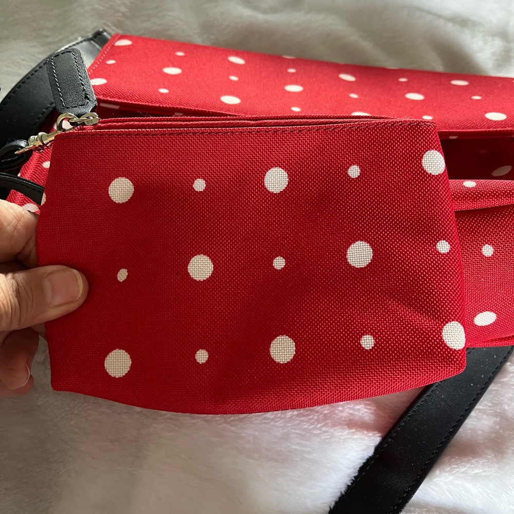 Festival Handbag Red and White